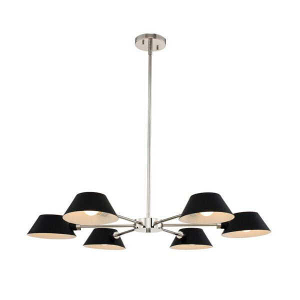 Antique Hardware Bruno 6 Light Chandelier Chandelier