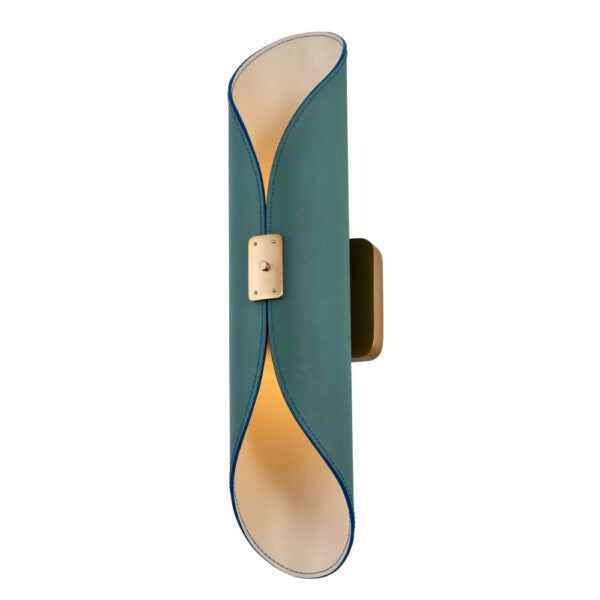 Antique Hardware Cape LED Peacock Green Wall Sconce Wall Sconce