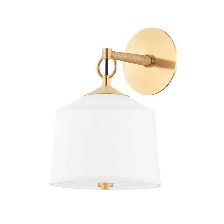 ##Antique Hardware## White Plains Wall Sconce
