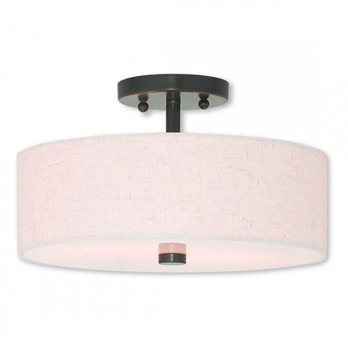 ##Antique Hardware## 2 Light English Bronze Ceiling Mount