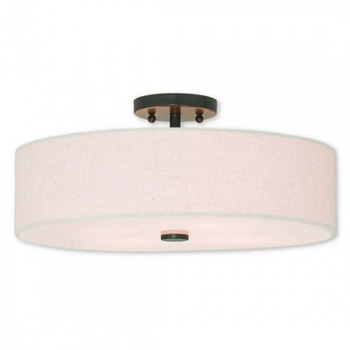 ##Antique Hardware## 4 Light English Bronze Ceiling Mount