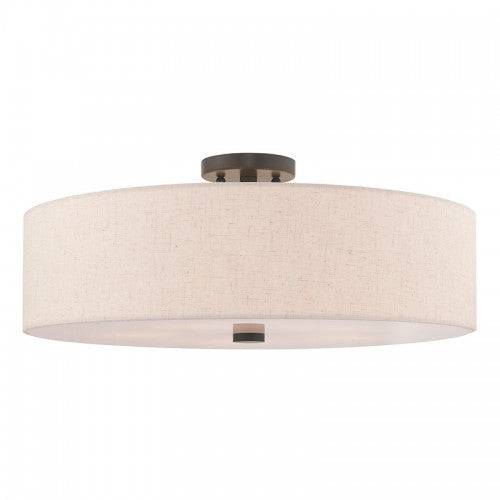 ##Antique Hardware## 5 Light English Bronze Ceiling Mount