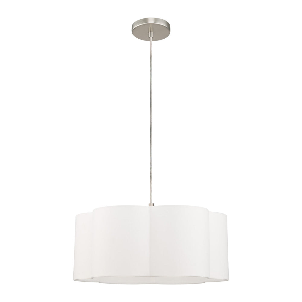 ##Antique Hardware## 1 Light Brushed Nickel Pendant