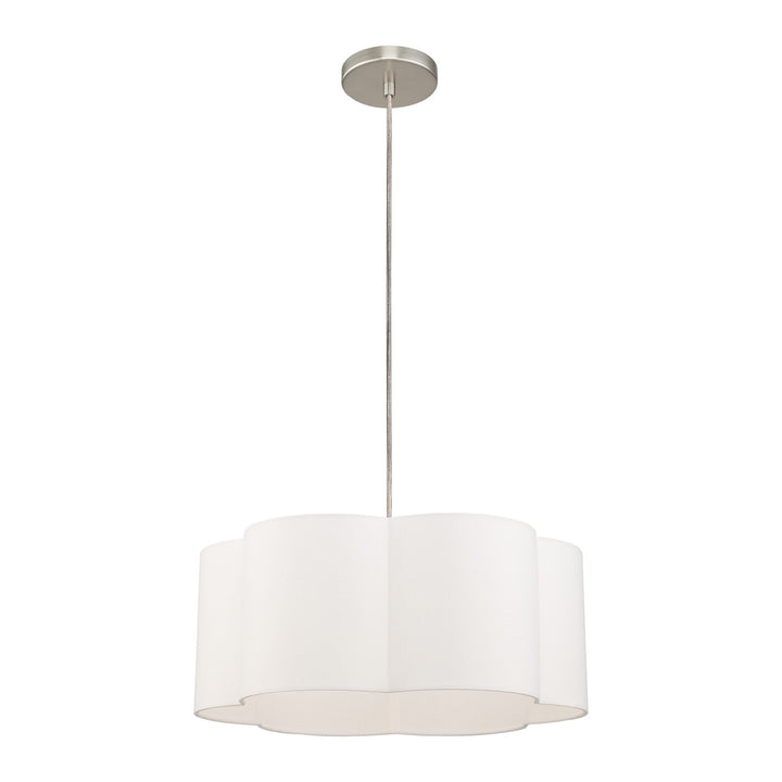 ##Antique Hardware## 1 Light Brushed Nickel Pendant