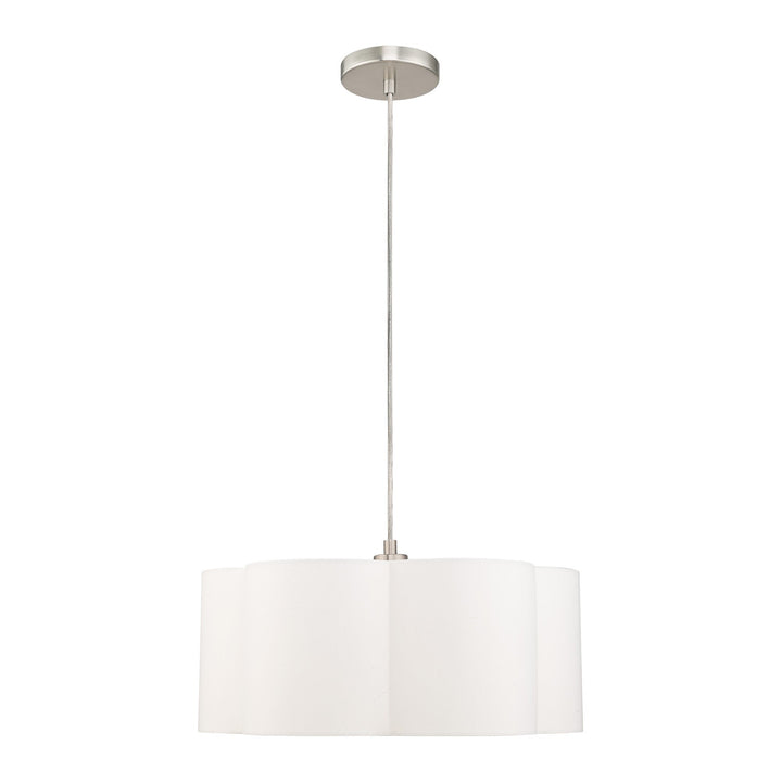 ##Antique Hardware## 1 Light Brushed Nickel Pendant
