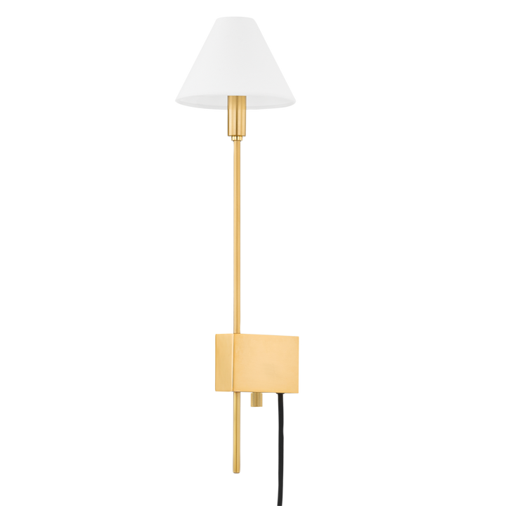 ##Antique Hardware## TEANECK Plug-in Sconce