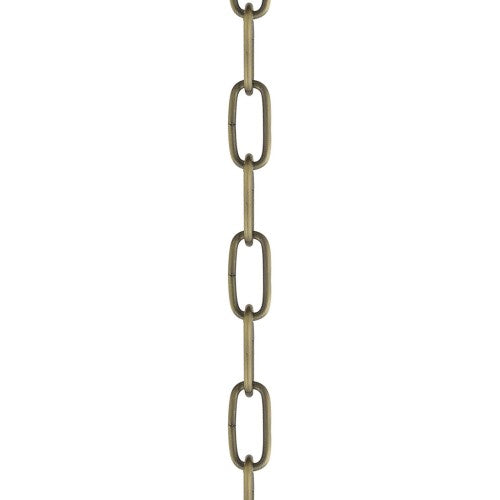 Antique Hardware Antique Brass 3' Standard Decorative Chain Accessory