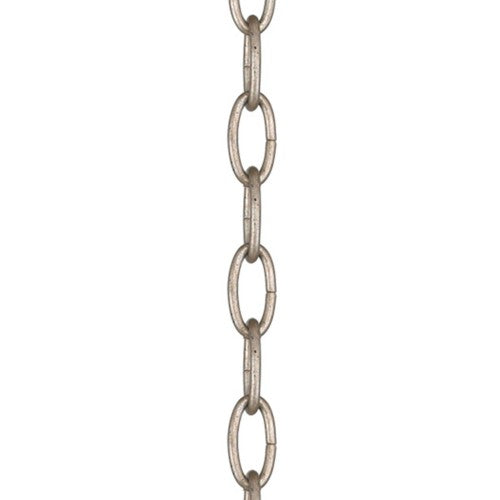 Antique Hardware Antique Silver Leaf 12' Extra Heavy Duty Decorative Chain Accessory