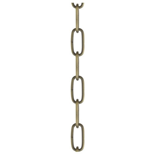 Antique Hardware Antique Brass 6' Standard Decorative Chain Accessory