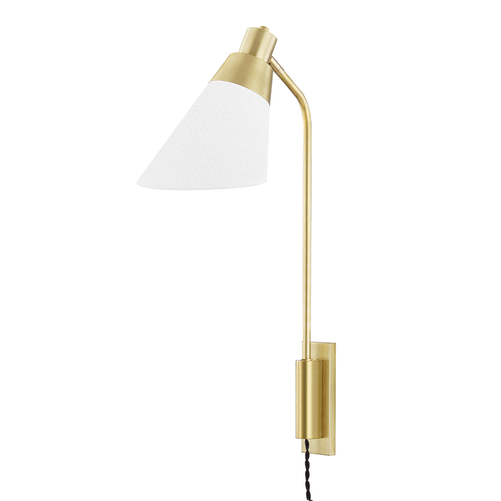 ##Antique Hardware## Hooke Plug-in Sconce