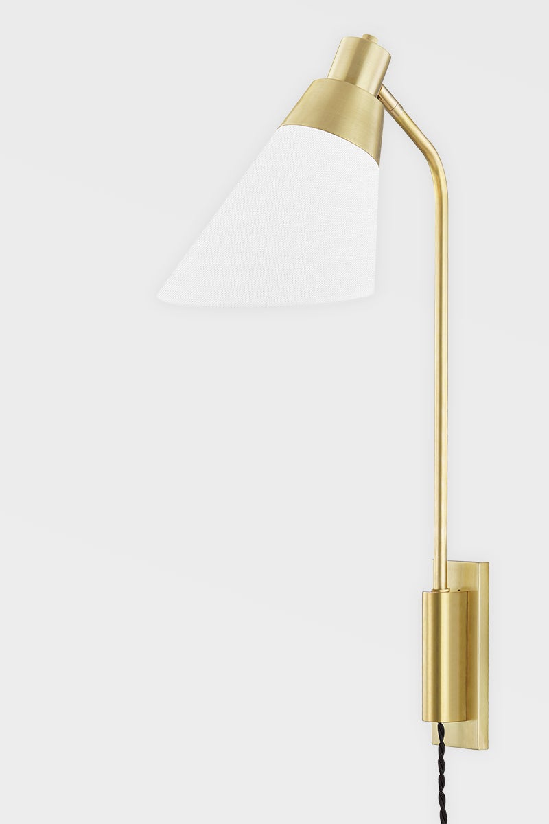 ##Antique Hardware## Hooke Plug-in Sconce