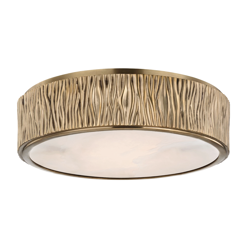 ##Antique Hardware## Crispin Flush Mount