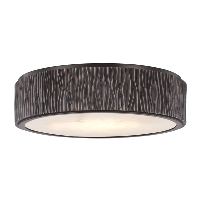 ##Antique Hardware## Crispin Flush Mount