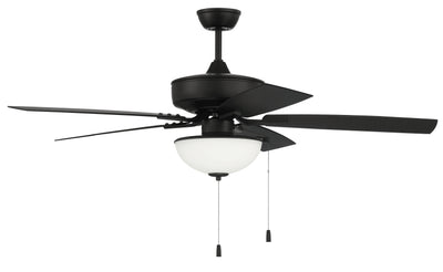 Antique Hardware 52" Outdoor Pro Plus 211 in Flat Black  w/ Flat Black Blades Ceiling Fan
