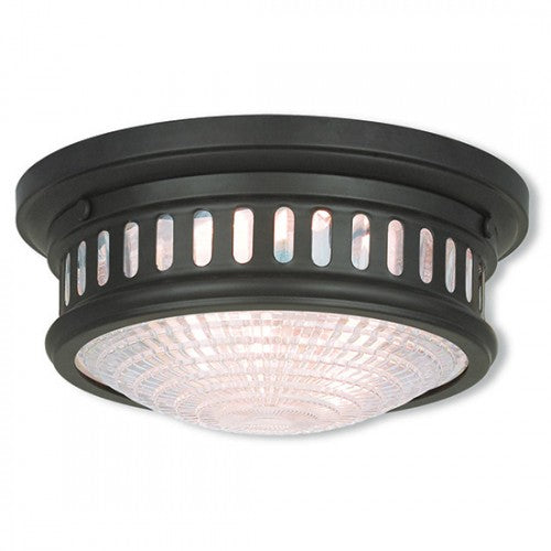 ##Antique Hardware## 2 Light Bronze Ceiling Mount