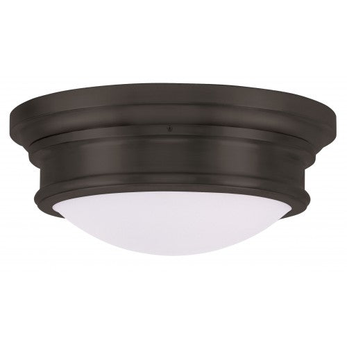 ##Antique Hardware## 3 Light Bronze Ceiling Mount