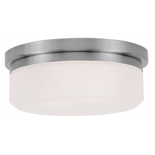 ##Antique Hardware## 2 Light Brushed Nickel Ceiling Mount or Wall Mount