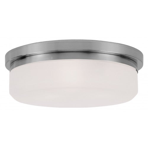##Antique Hardware## 3 Light Brushed Nickel Ceiling Mount or Wall Mount