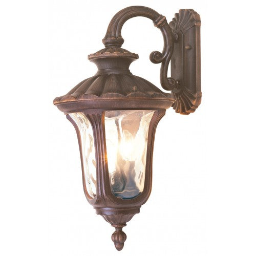 Antique Hardware 3 Light Imperial Bronze Outdoor Wall Lantern Exterior