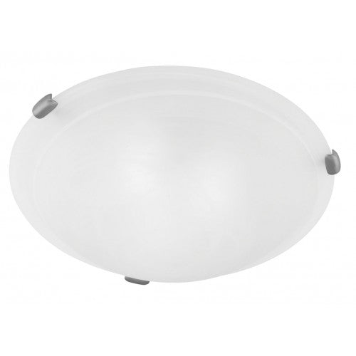 ##Antique Hardware## 2 Light Brushed Nickel Ceiling Mount