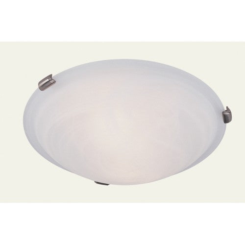 ##Antique Hardware## 3 Light Brushed Nickel Ceiling Mount