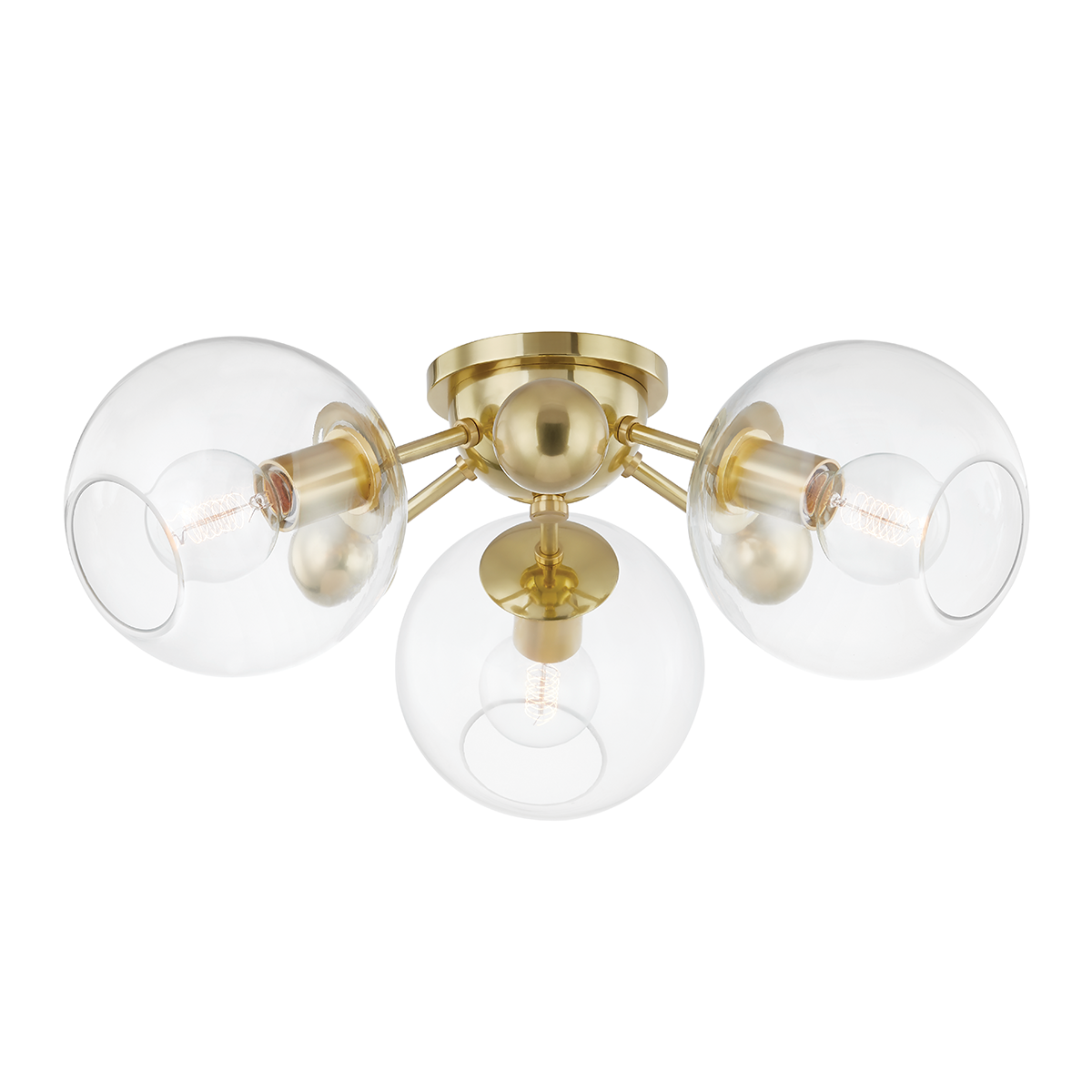 ##Antique Hardware## Abbott Semi Flush
