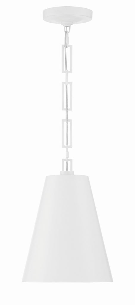 ##Antique Hardware## Brian Patrick Flynn Alston 2 Light Matte White + Antique Gold Mini Pendant