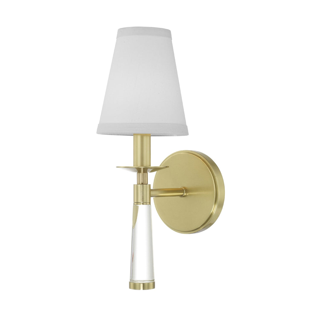 ##Antique Hardware## Baxter 1 Light Aged Brass Sconce