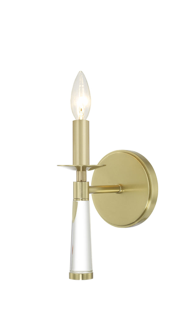 ##Antique Hardware## Baxter 1 Light Aged Brass Sconce