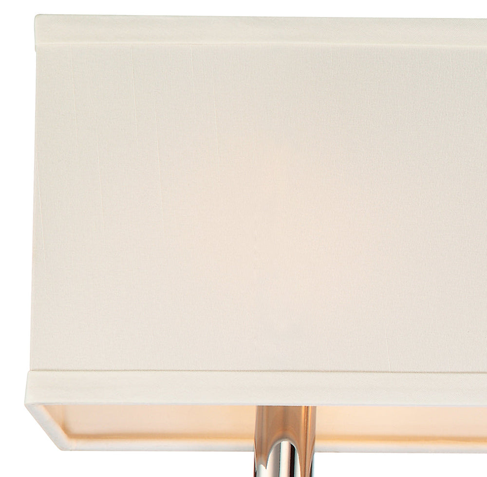 ##Antique Hardware## Dixon 3 Light Polished Nickel Sconce