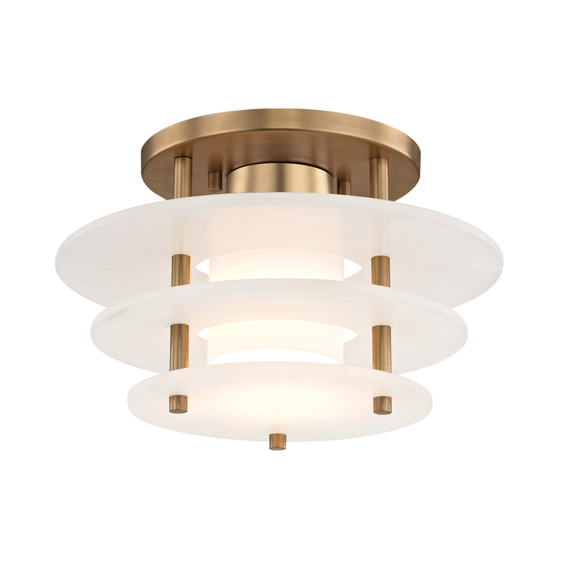 ##Antique Hardware## Gatsby Flush Mount