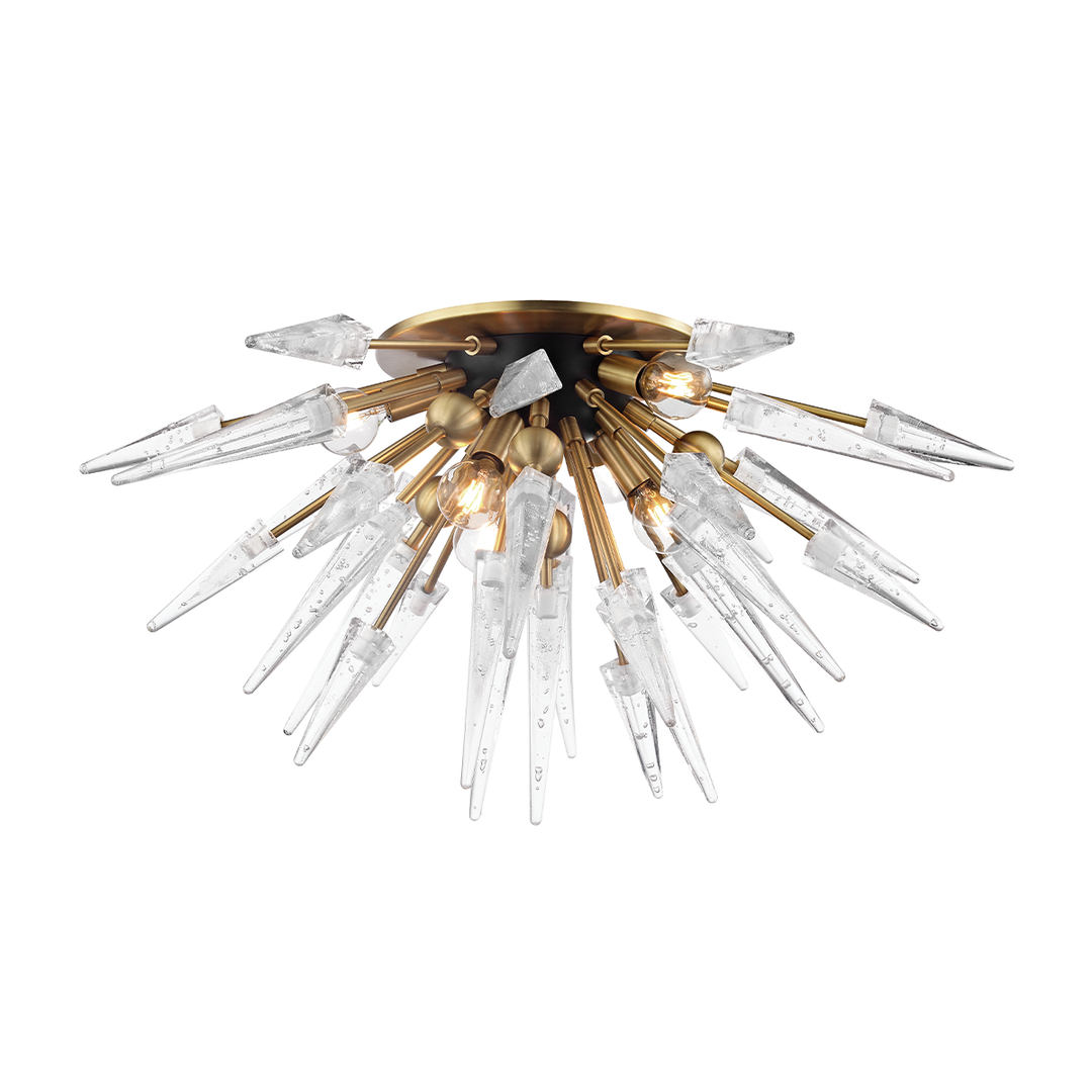 ##Antique Hardware## Sparta Semi Flush