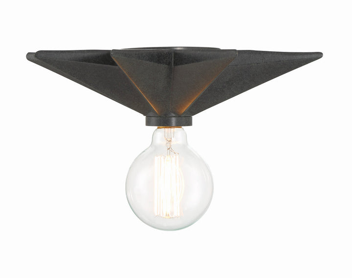 ##Antique Hardware## Astro 1 Light Black Sconce