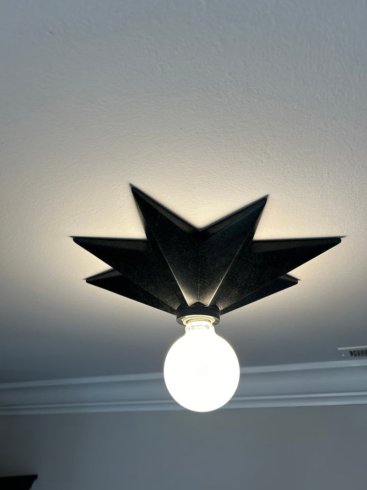 ##Antique Hardware## Astro 1 Light Black Sconce