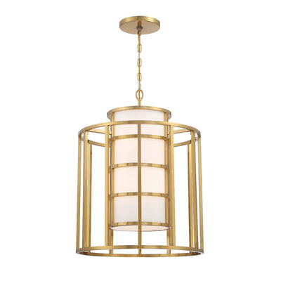 Antique Hardware Brian Patrick Flynn Hulton 6 Light Luxe Gold Chandelier Chandelier