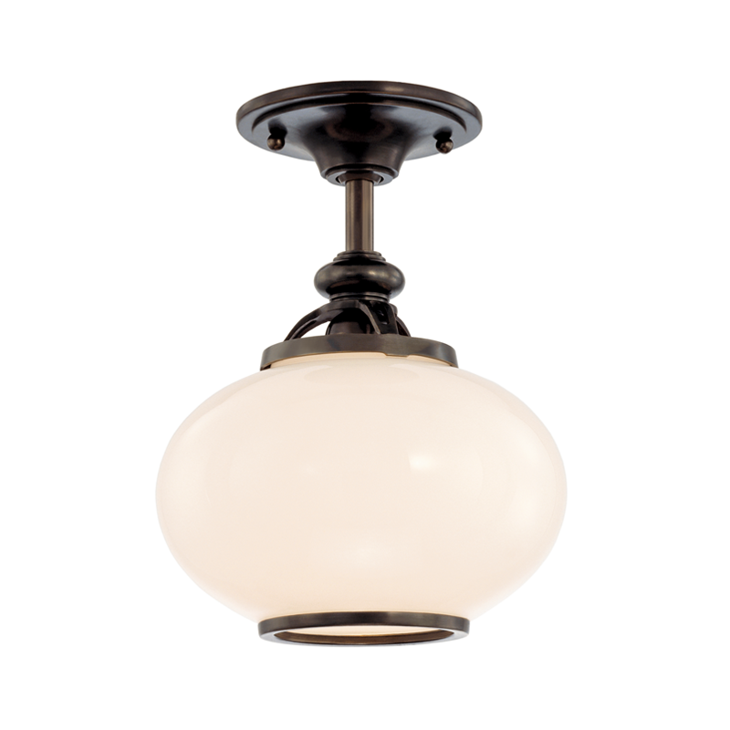 ##Antique Hardware## Canton Semi Flush