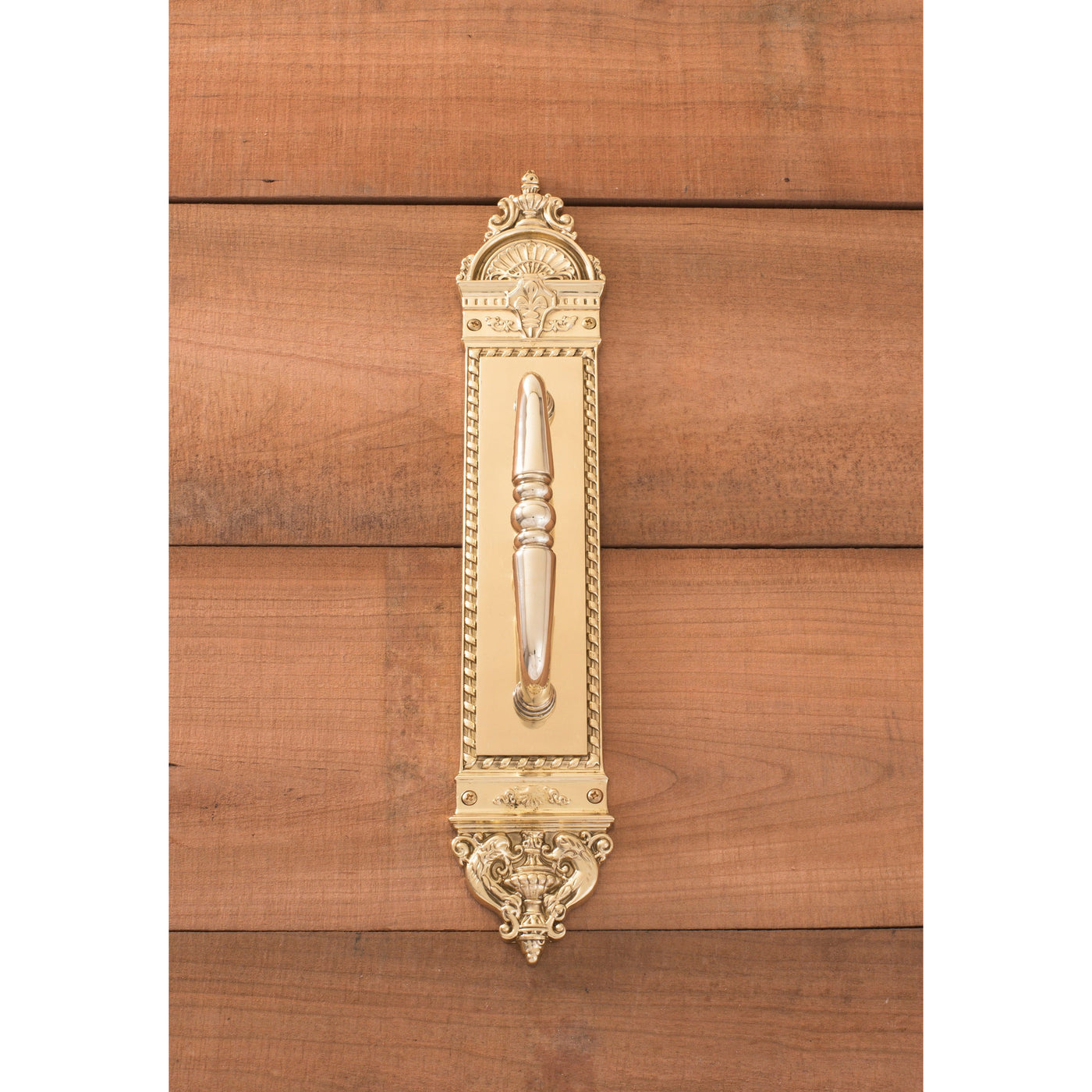##Antique Hardware## Solid Brass L'Enfant 16 1/2 Inch Pull Plate (Several Finishes Available)