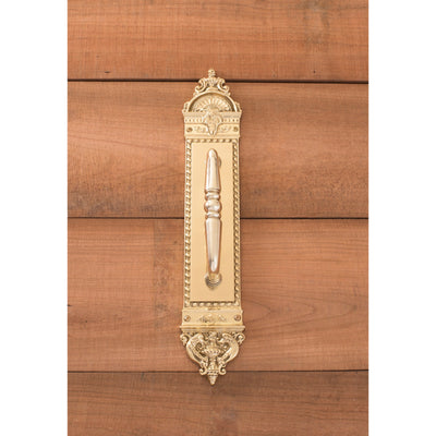 ##Antique Hardware## Solid Brass L'Enfant 16 1/2 Inch Pull Plate (Several Finishes Available)