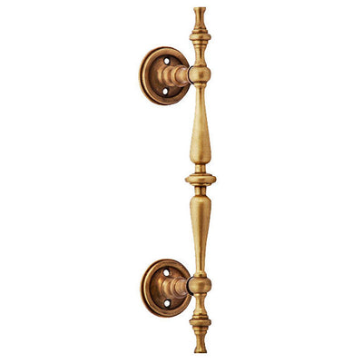 ##Antique Hardware## 9 1/2 Inch Solid Brass Traditional Door Pull