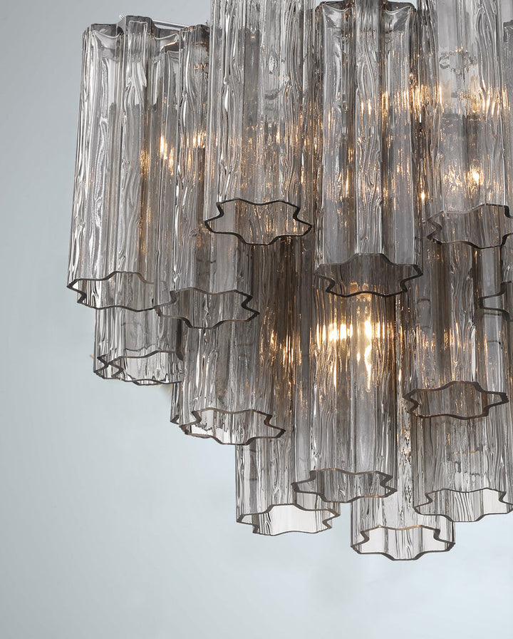 ##Antique Hardware## Addis 4 Light Polished Chrome Semi Flush Mount
