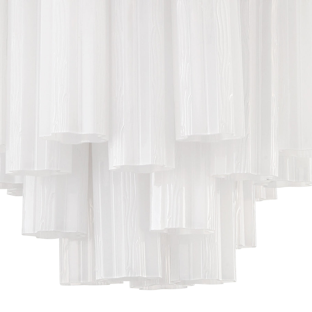 ##Antique Hardware## Addis 4 Light Polished Chrome Semi Flush Mount