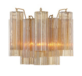 ##Antique Hardware## Addis 2 Light Aged Brass Sconce