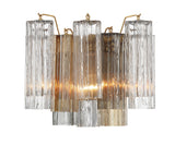 ##Antique Hardware## Addis 2 Light Aged Brass Sconce