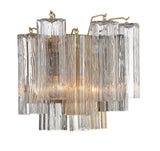 ##Antique Hardware## Addis 2 Light Aged Brass Sconce