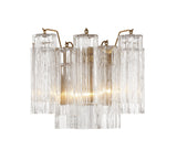 ##Antique Hardware## Addis 2 Light Aged Brass Sconce