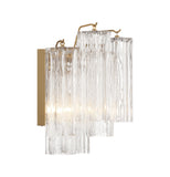 ##Antique Hardware## Addis 2 Light Aged Brass Sconce