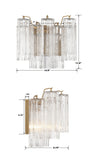 ##Antique Hardware## Addis 2 Light Aged Brass Sconce