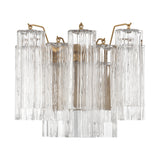##Antique Hardware## Addis 2 Light Aged Brass Sconce