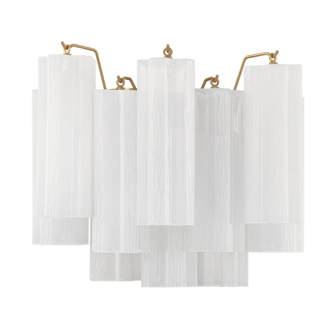##Antique Hardware## Addis 2 Light Aged Brass Sconce