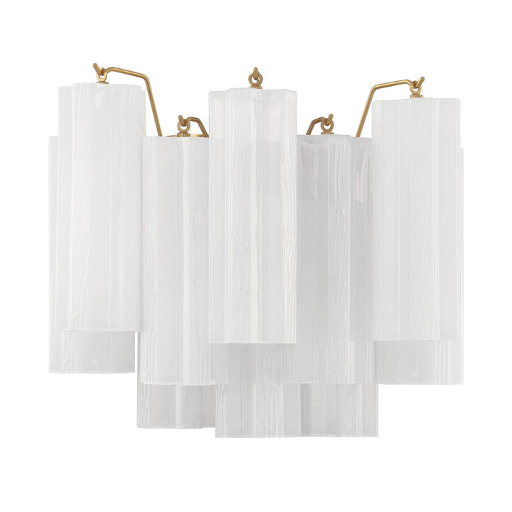 ##Antique Hardware## Addis 2 Light Aged Brass Sconce